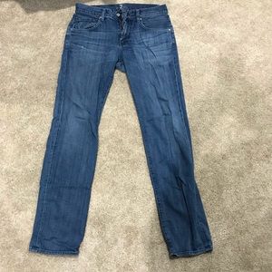 7 for all mankind straight, size 32
